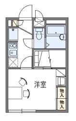 レオパレスＹＡＭＡの物件間取画像